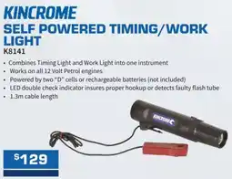 Burson Auto Parts Self powered timing/work light offer