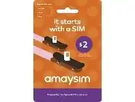 Amaysim $2 Multi Fit SIM