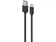 Officeworks Comsol USB-A to USB-C USB 3.0 Cable 1.2m Black offer
