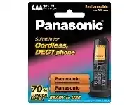 Officeworks Panasonic Rechargeable Ni-MH AAA Batteries for DECT Phone offer