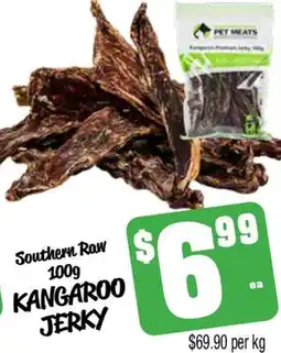 Farmer Jack's Southern raw kangaroo jerky offer