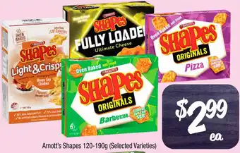 Farmer Jack's Arnott's Shapes offer