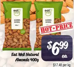 Farmer Jack's Eat Well Natural Almonds offer