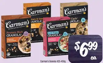 Farmer Jack's Carman's Granola offer