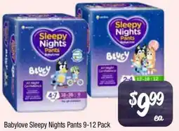 Farmer Jack's Babylove Sleepy Nights Pants offer