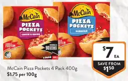 Foodworks McCain Pizza Pockets offer