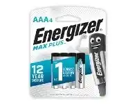 Officeworks Energizer MAX Plus AAA Alkaline Batteries 4 Pack offer
