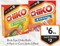 Foodworks Birds Eye Chiko Rolls offer