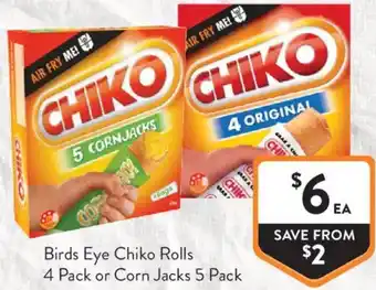 Foodworks Birds Eye Chiko Rolls offer