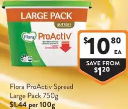 Foodworks Flora ProActiv Spread Large Pack offer
