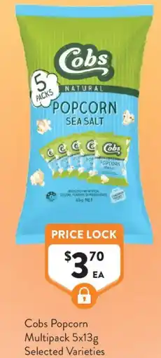 Foodworks Cobs Popcorn Multipack offer