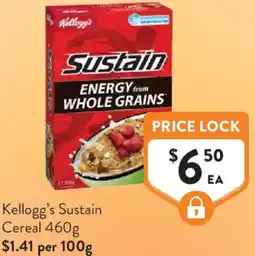 Foodworks Kellogg's Sustain Cereal offer