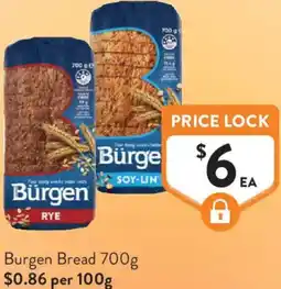 Foodworks Burgen Bread offer
