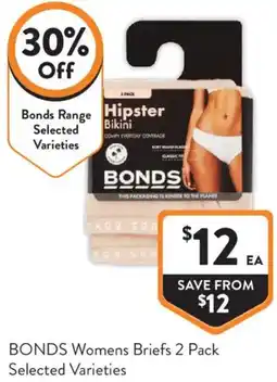 Foodworks BONDS Womens Briefs offer
