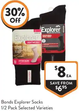 Foodworks Bonds Explorer Socks offer