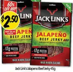 NQR Jack Links Jalapeno Beef Jerky 45g offer