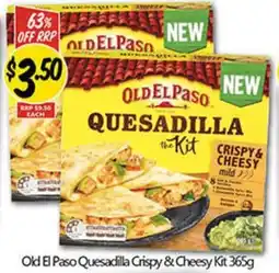 NQR Old El Paso Quesadilla Crispy & Cheesy Kit 365g offer