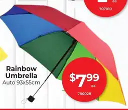 Red Dot Rainbow Umbrella offer