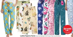 Red Dot Ladies Pyjama Pants offer