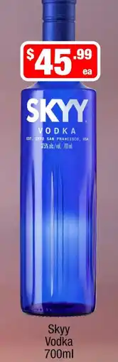 Liquor Stax Skyy Vodka offer