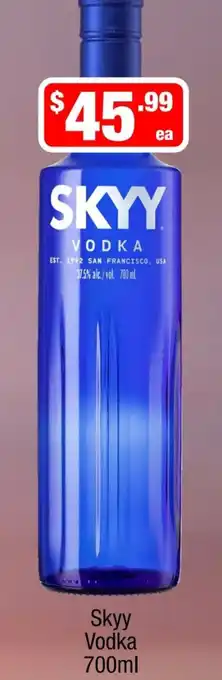Liquor Stax Skyy Vodka offer