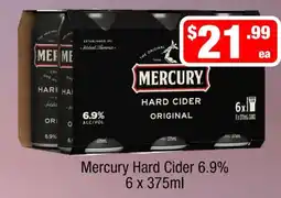 Liquor Stax Mercury Hard Cider 6.9% offer
