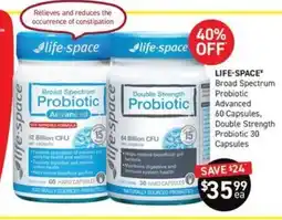 Chemist King Life-space broad spectrum probiotic offer
