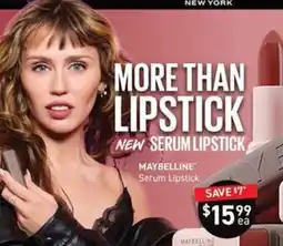Chemist King MAYBELLINE SERUM LIPSTICK offer
