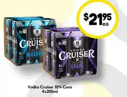 Drakes Vodka Cruiser 10% Cans offer