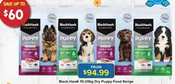 PetO Black Hawk Dry Puppy Food Range offer