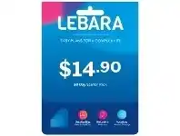 Officeworks Vodafone Lebara Prepaid Starter Kit Extra Small $14.90 offer