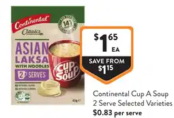 Foodworks Continental Cup A Soup offer