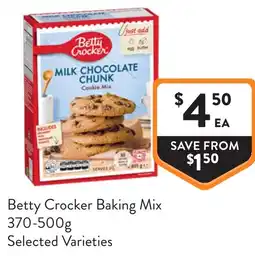 Foodworks Betty Crocker Baking Mix offer