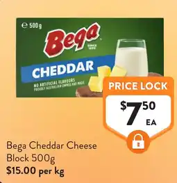 Foodworks Bega Cheddar Cheese Block offer
