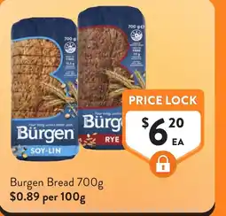 Foodworks Burgen Bread offer