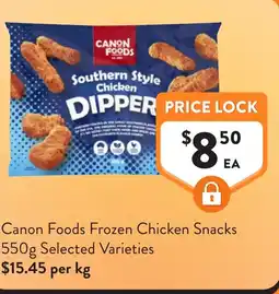 Foodworks Canon Foods Frozen Chicken Snacks offer