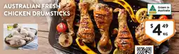 Foodworks Australian fresh chicken drumsticks offer