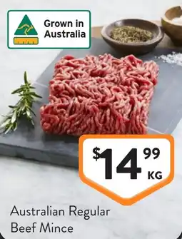 Foodworks Australian Regular Beef Mince offer