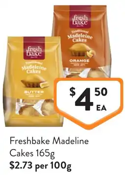 Foodworks Freshbake Madeline Cakes offer