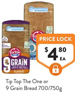 Foodworks Tip Top The One or 9 Grain Bread offer