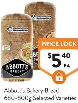 Foodworks Abbotts Bakery Bread offer