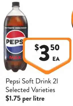Foodworks Pepsi Soft Drink offer