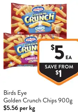 Foodworks Birds Eye Golden Crunch Chips offer