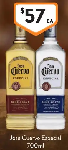 Foodworks Jose Cuervo Especial offer