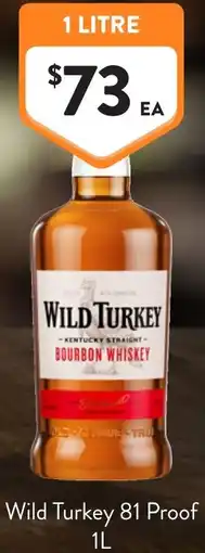Foodworks Wild Turkey 81 Proof offer