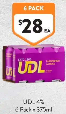 Foodworks Udl 4% offer