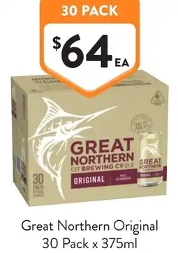 Foodworks Great Northern Original offer