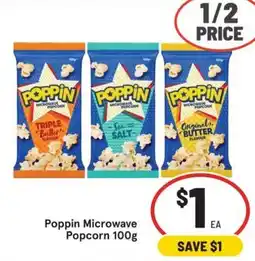 IGA Poppin Microwave Popcorn offer