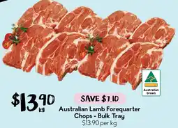 Drakes Australian Lamb Forequarter Chops offer