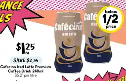 Drakes Cafecino Iced Latte Premium Coffee Drink offer
